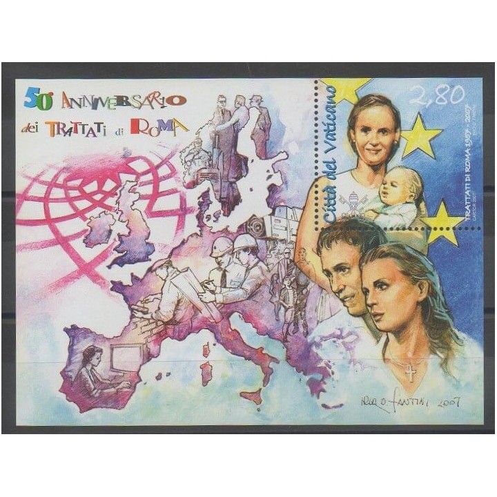 Timbres - Vatican - 2007 - No BF32 - Histoire