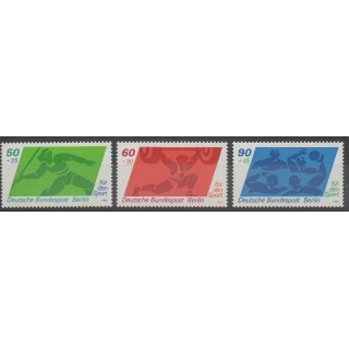 Timbres - Allemagne occidentale (RFA - Berlin) - 1980 - No 582/584 - Sports divers