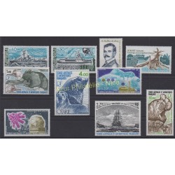 Stamps - French Southern and Antarctic Territories - Complete year - 1978 - Nb 74/78 et PA51/PA55