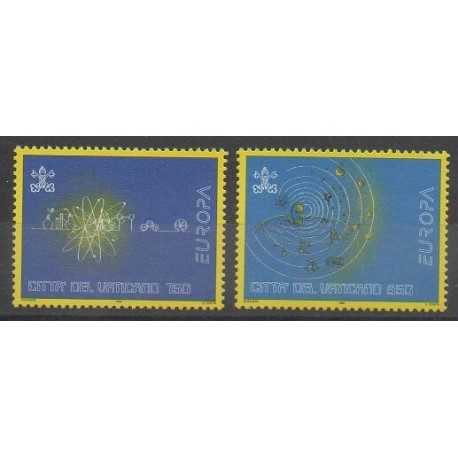 Vatican - 1994 - No 984/985 - Sciences et Techniques - Europa