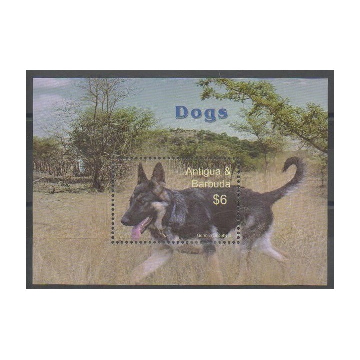 Timbres - Antigua - 2005 - No BF600 - Chiens