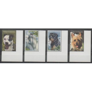 Timbres - Antigua - 2005 - No 3607/3610 - Chiens