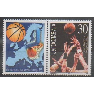 Stamps - Yugoslavia - 2001 - Nb 2889 - Various sports