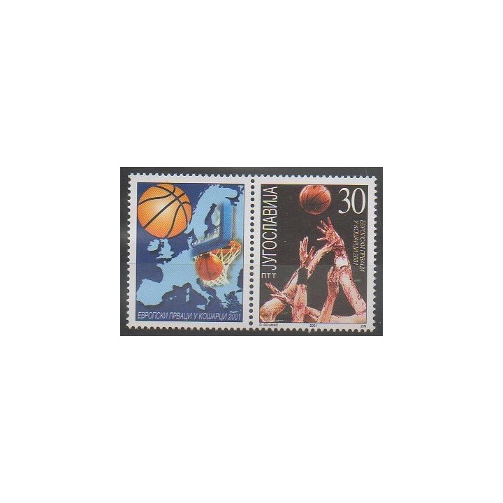 Stamps - Yugoslavia - 2001 - Nb 2889 - Various sports