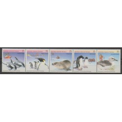 Australian Antarctic Territory - 1988 - Nb 79/83 - Polar - Sea animals - Birds