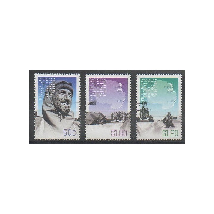 Timbres - Australie - territoire antarctique - 2012 - No 197/199 - Polaire