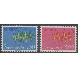 Timbres - Yougoslavie - 1972 - No 1343/1344 - Europa