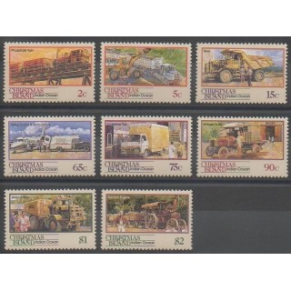 Stamps - Christmas (Island) - 1990 - Nb 320/327 - Transport