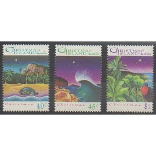 Timbres - Christmas (Iles) - 1993 - No 396/398 - Noël