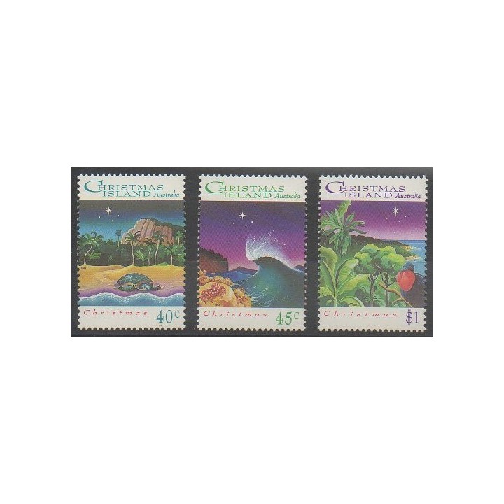 Timbres - Christmas (Iles) - 1993 - No 396/398 - Noël