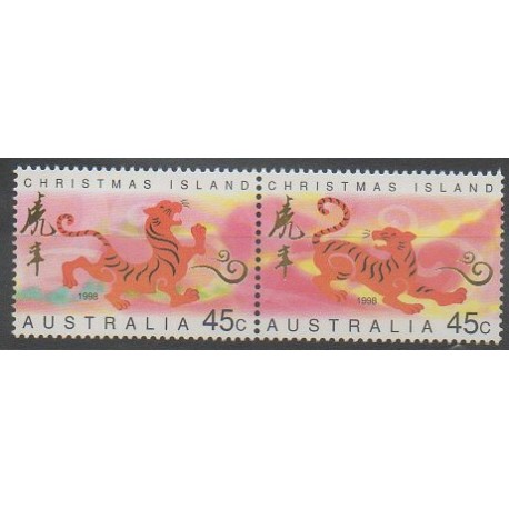 Christmas (Island) - 1998 - Nb 443/444 - Horoscope