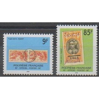 Timbres - Polynésie - 1997 - No S27/S28 - Timbres sur timbres