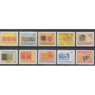 Stamps - Polynesia - 1993 - Nb S16/S25 - Stamps on stamps