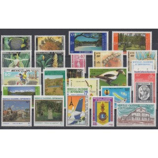 Timbres  - Nouvelle-Calédonie - Année complète - 1986 - No 512/530 et PA250/PA253