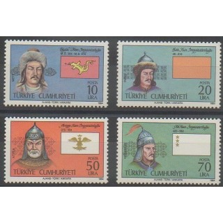 Stamps - Turkey - 1984 - Nb 2431/2434 - Costumes - Uniforms - Fashion