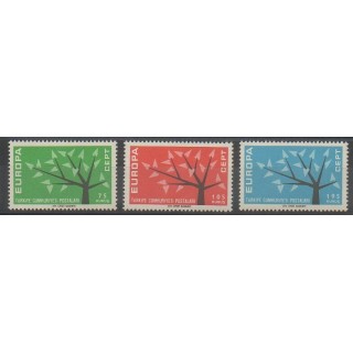 Timbres - Turquie - 1962 - No 1627/1629 - Europa