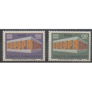 Stamps - Turkey - 1969 - Nb 1891/1892 - Europa