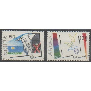 Timbres - Aruba - 1986 - No 16/17