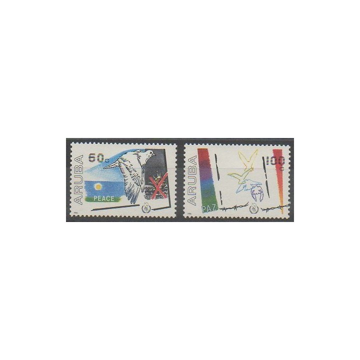 Stamps - Aruba (Netherlands Antilles) - 1986 - Nb 16/17