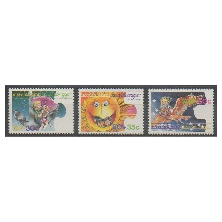 Timbres - Aruba - 1994 - No 148/150 - Enfance