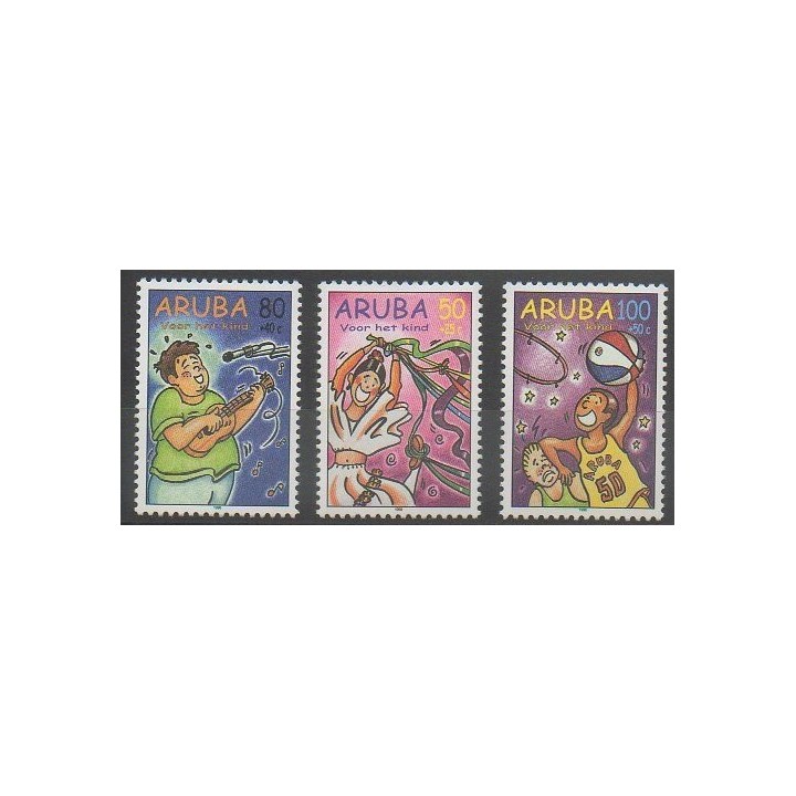 Stamps - Aruba (Netherlands Antilles) - 1998 - Nb 226/228 - Childhood