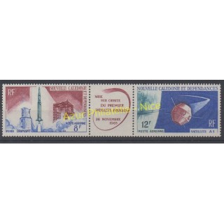 Timbres - Thème espace - Nouvelle-Calédonie - Poste aérienne - 1966 - No PA85A