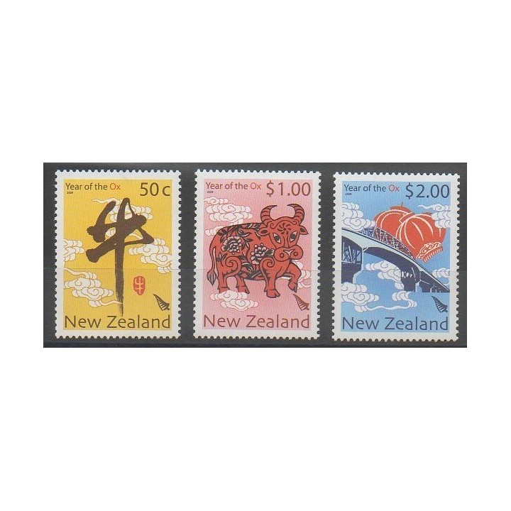 Stamps - New Zealand - 2009 - Nb 2462/2464 - Horoscope