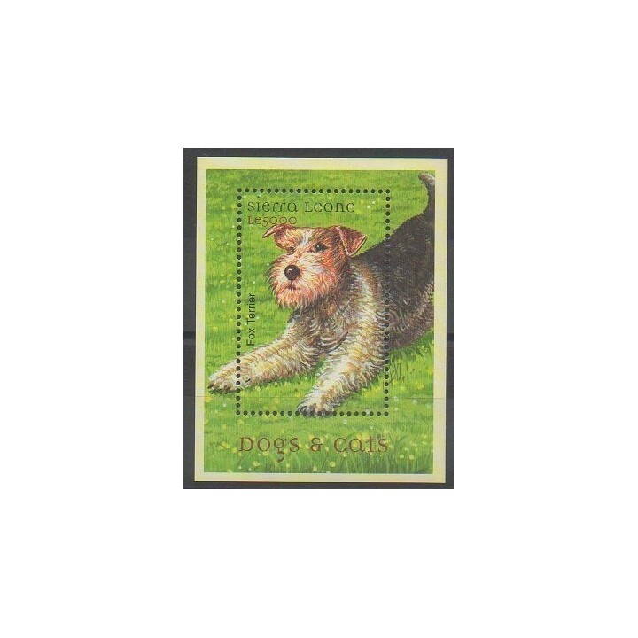 Timbres - Sierra Leone - 2000 - No BF463 - Chiens