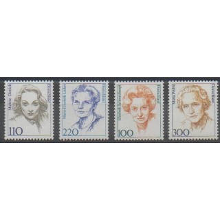 Timbres - Allemagne - 1997 - No 1769 - 1773 - 1787/1788 - Célébrités