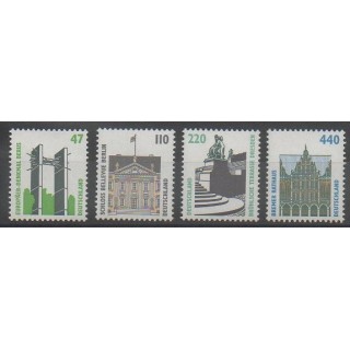 Timbres - Allemagne - 1997 - No 1764 - 1766/1768 - Monuments