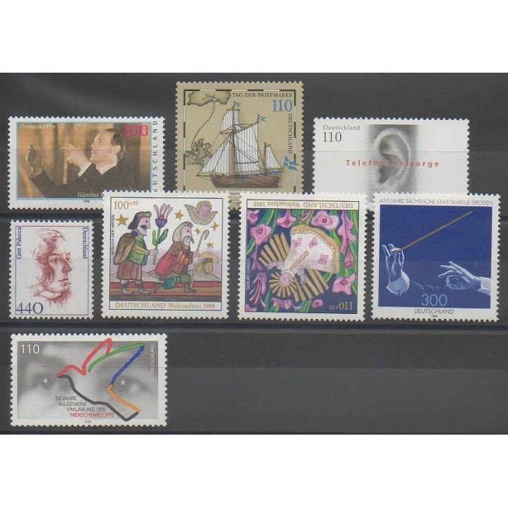 Timbres - Allemagne - 1998 - No 1851/1858