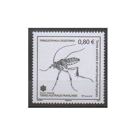 French Southern and Antarctic Territories - Post - 2016 - Nb 766 - Insects