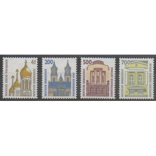 Timbres - Allemagne - 1993 - No 1493/1496 - Monuments