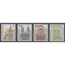 Germany - 1993 - Nb 1493/1496 - Monuments