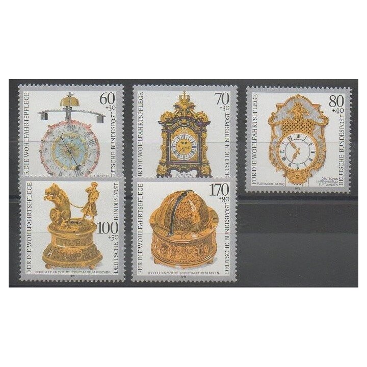Timbres - Allemagne - 1992 - No 1463/1467 - Art