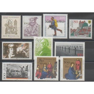 Stamps - Germany - 1994 - Nb 1594/1603