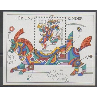 Stamps - Germany - 1996 - Nb BF34 - Childhood