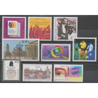 Stamps - Germany - 1996 - Nb 1706/1714