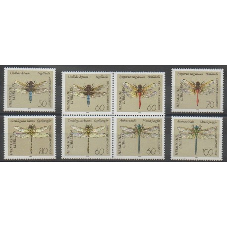 Germany - 1991 - Nb 1373/1380 - Insects