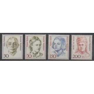 Timbres - Allemagne - 1991 - No 1320/1321 - 1329/1330 - Célébrités