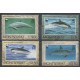 Montserrat - 1990 - No 743/746 - Mammifères - Animaux marins - Espèces menacées - WWF