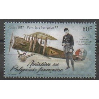 Stamps - Polynesia - 2017 - Nb 1147 - Planes