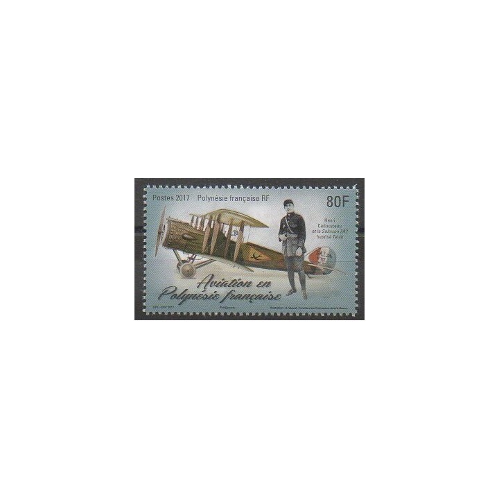 Timbres - Polynésie - 2017 - No 1147 - Aviation