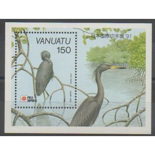 Stamps - Vanuatu - 1991 - Nb BF18 - Birds