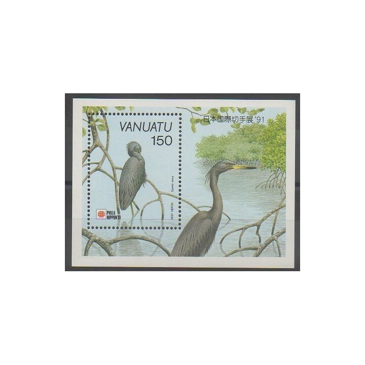 Stamps - Vanuatu - 1991 - Nb BF18 - Birds