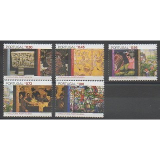 Timbres - Portugal - 2004 - No 2838/2842 - Gastronomie
