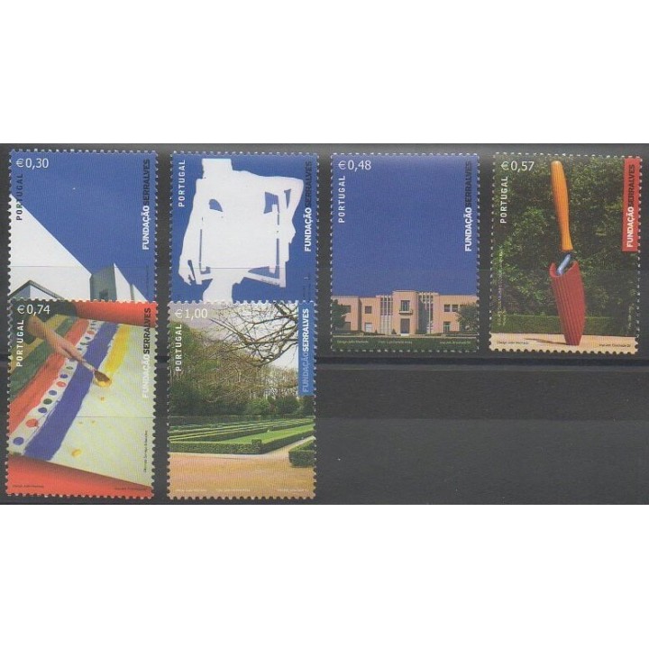 Stamps - Portugal - 2005 - Nb 2984/2989 - Art - Environment