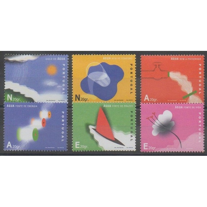 Timbres - Portugal - 2006 - No 3015/3020 - Environnement