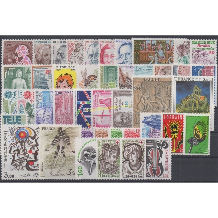 Timbres  - France - 1979 - No 2028/2072
