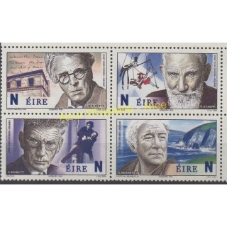 Timbres - Thème célébrités - Irlande - 2004 - No 1614/1617